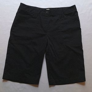 Slazenger Women's Black Golf Shorts Inseam 11 Inch Sporty Summer Size 6